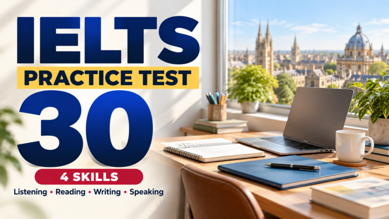 IELTS Practice Test 30