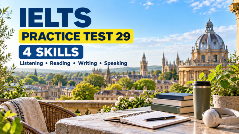 IELTS Practice Test 29