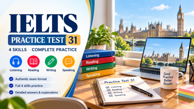 IELTS Practice Test 31