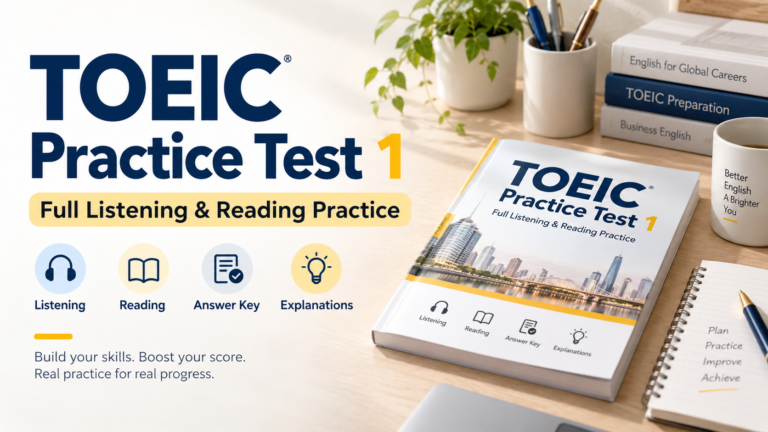 TOEIC Practice Test 1
