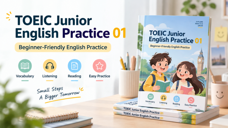 TOEIC Junior English Practice 01