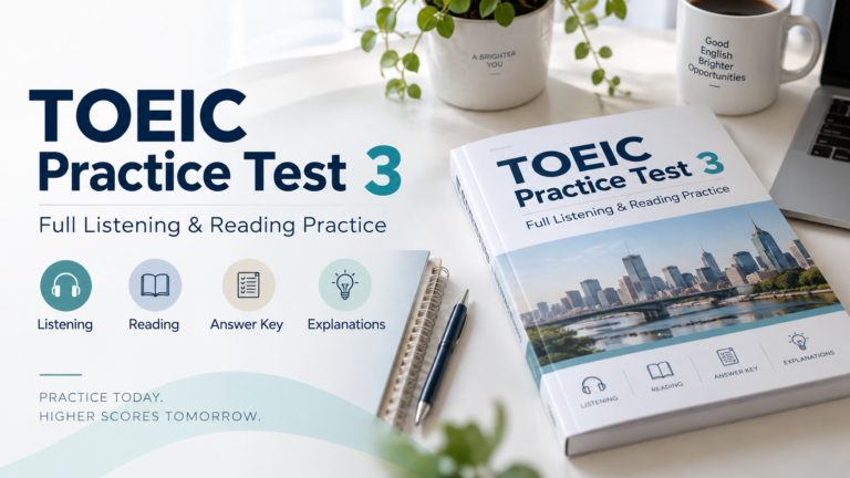 TOEIC Practice Test 3
