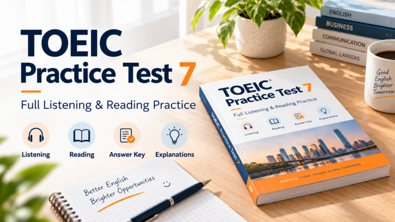 TOEIC Practice Test 7
