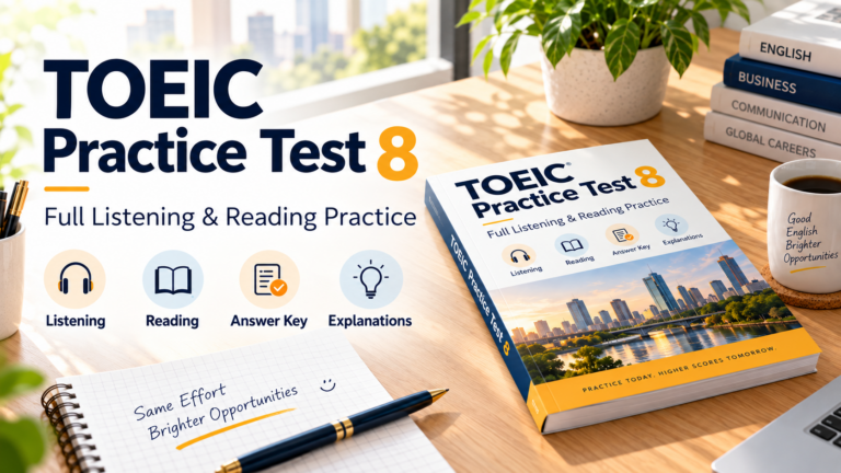 TOEIC Practice Test 8