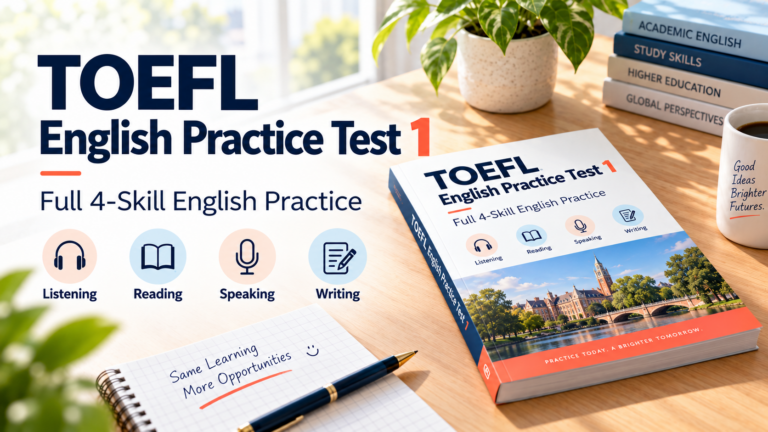 TOEFL English Practice Test 1