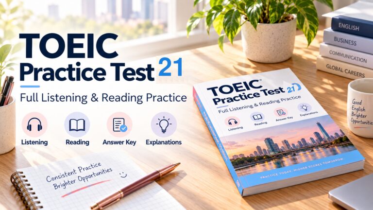 TOEIC Practice Test 21