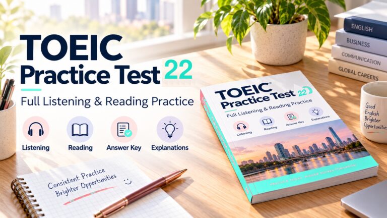 TOEIC Practice Test 22