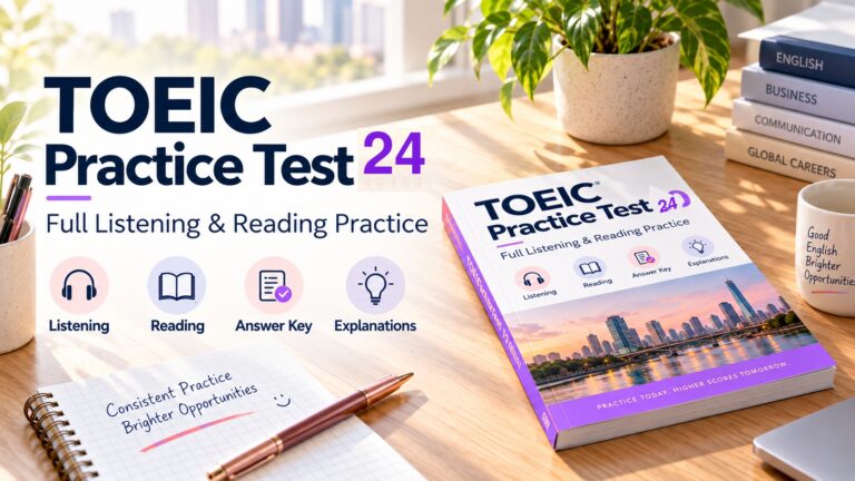 TOEIC Practice Test 24