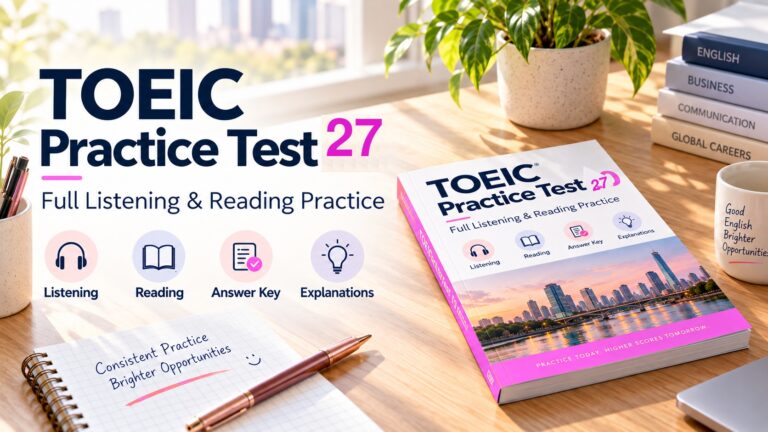 TOEIC Practice Test 27