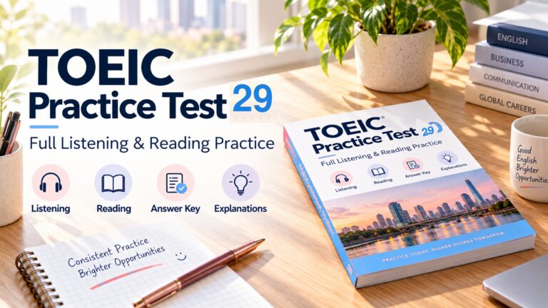 TOEIC Practice Test 29