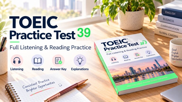 TOEIC Practice Test 39
