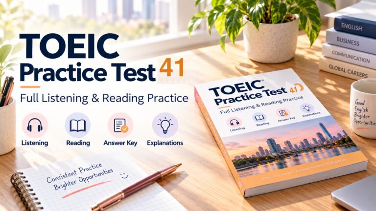 TOEIC Practice Test 41