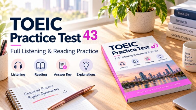TOEIC Practice Test 43