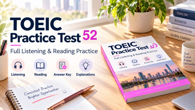 TOEIC Practice Test 52