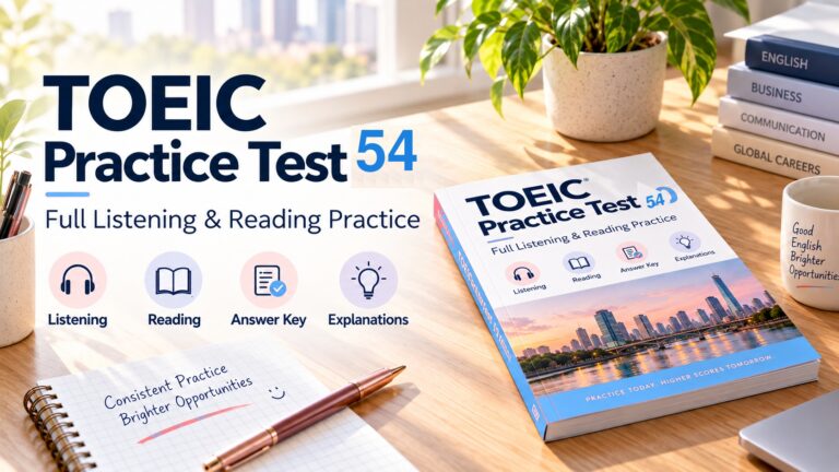TOEIC Practice Test 54