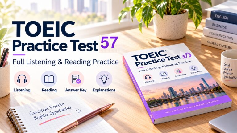 TOEIC Practice Test 57