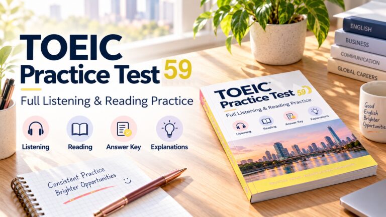 TOEIC Practice Test 59