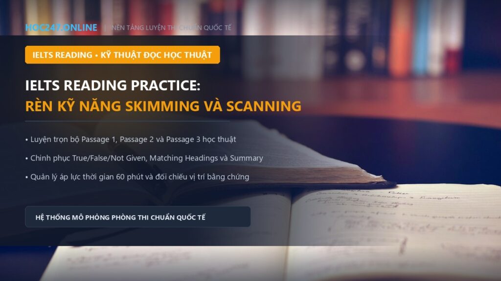 IELTS Reading Practice – Luyện đọc IELTS học thuật