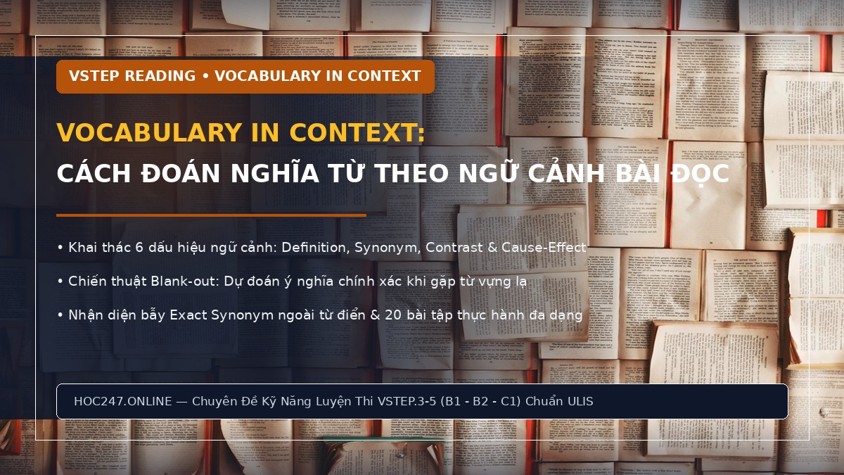Cách đoán nghĩa từ trong VSTEP Reading